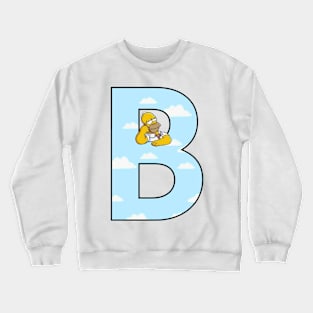 Simpsons letter Crewneck Sweatshirt